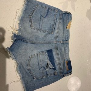 Vintage high rise festival shorts size 2 American Eagle